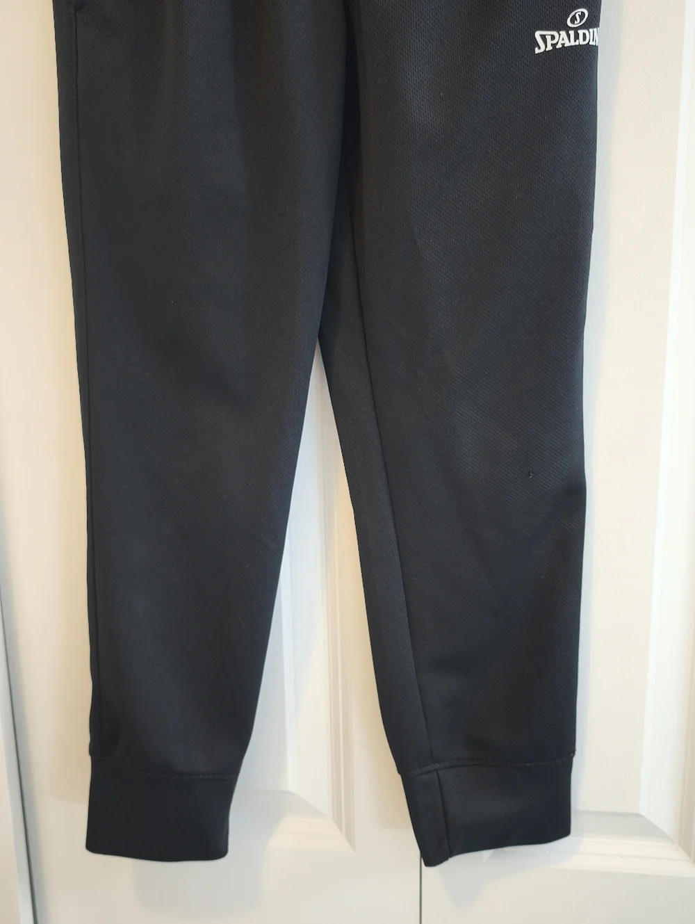 Spalding Youth Black Athletic Jogger Pants